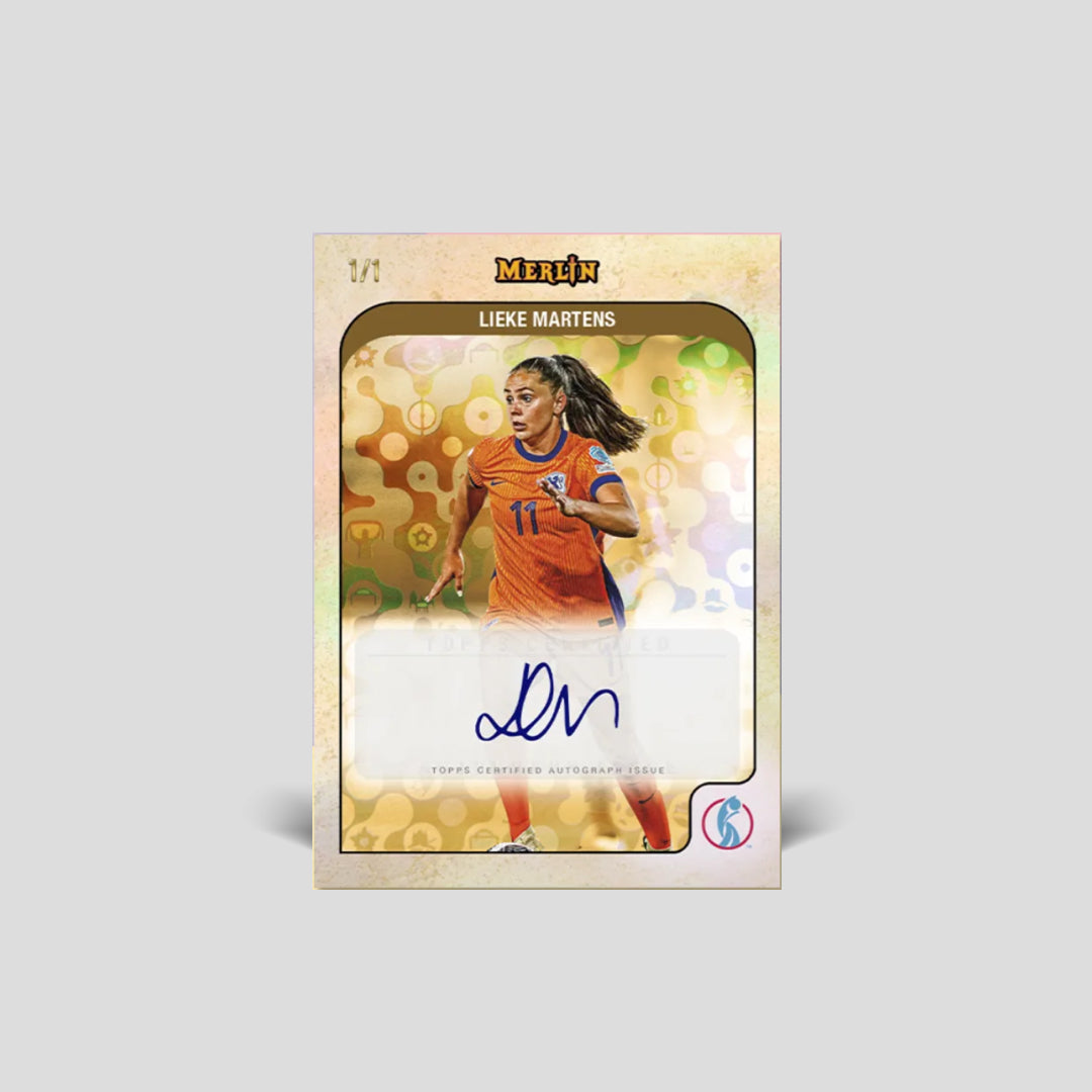 2025 Topps Merlin UEFA Women’s Euros Soccer Hobby Box
