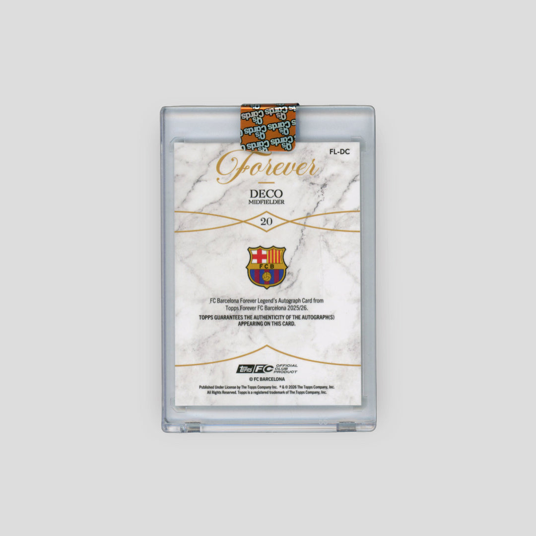 2025-26 Topps FC Barcelona Forever Deco Auto /25 - Q's Cards