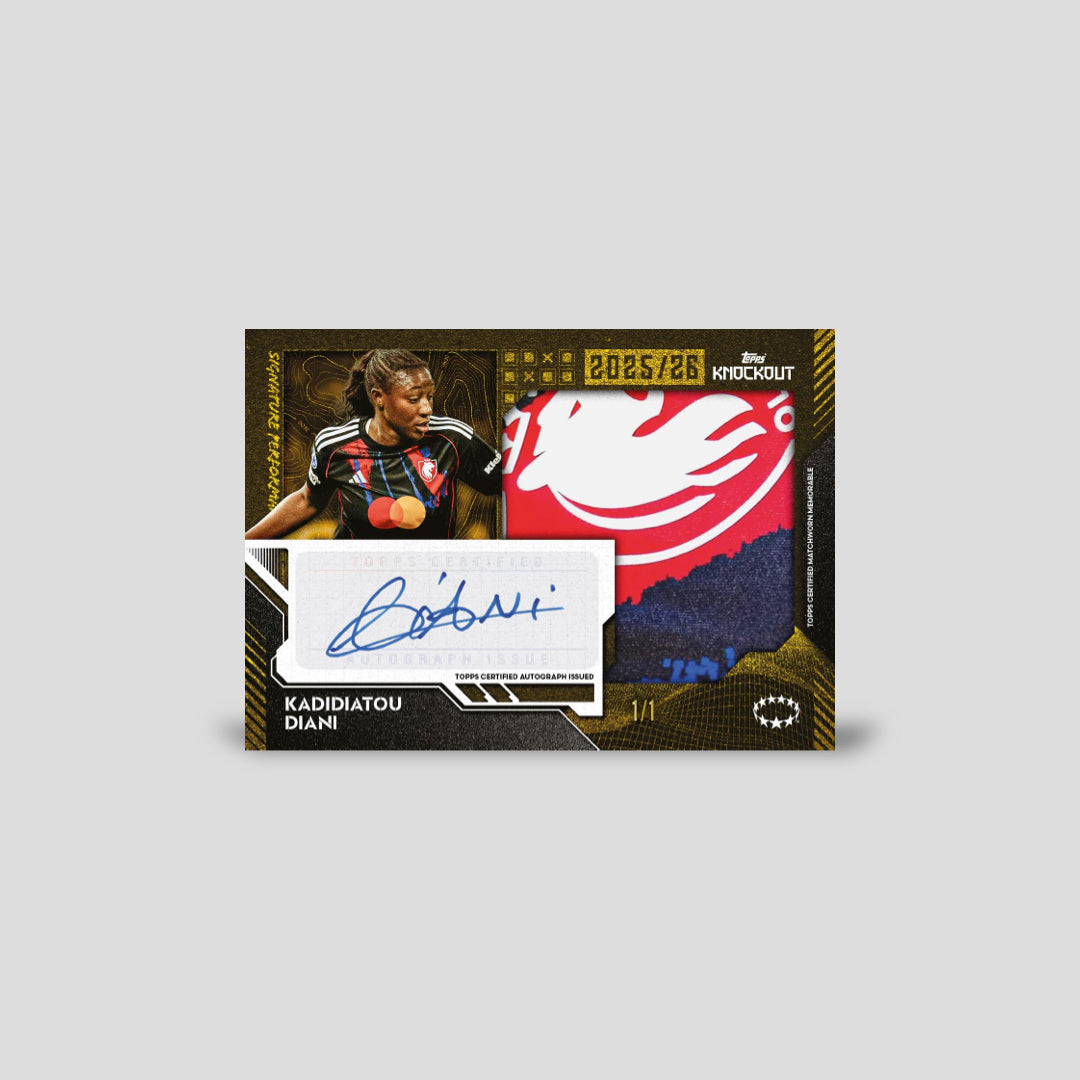 2025-26 Topps UEFA Womens Champions League Soccer Knockout Hobby Box - Q's Cards