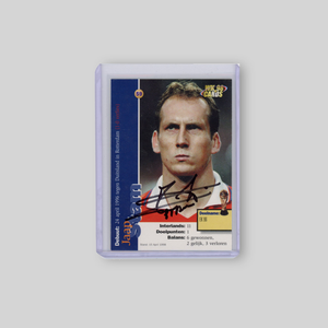 1998 WK Cards Jaap Stam On Card Auto #59
