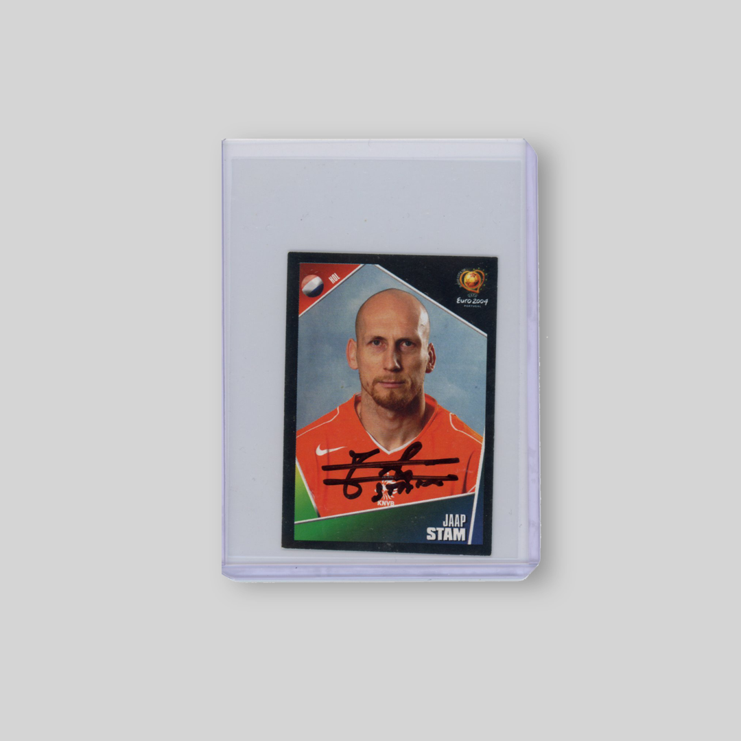 2004 Panini Euro Sticker Jaap Stam On Card Auto #321