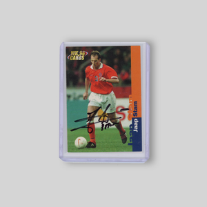 1998 WK Cards Jaap Stam On Card Auto #4