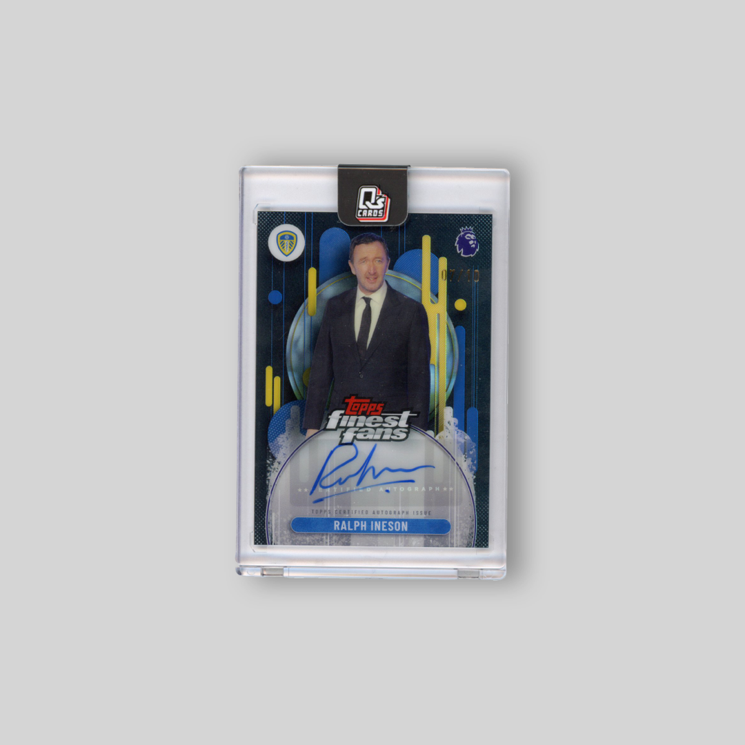 2025-26 Topps Finest PL Ralph Ineson Black Auto /10 #FF-RI