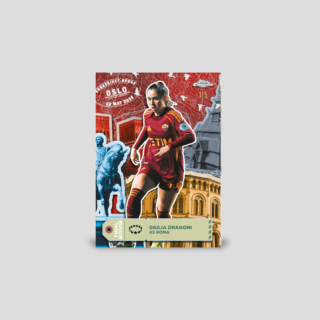 2025-26 Topps Chrome Soccer UEFA Women's Champions League Hobby Box - Q's Cards