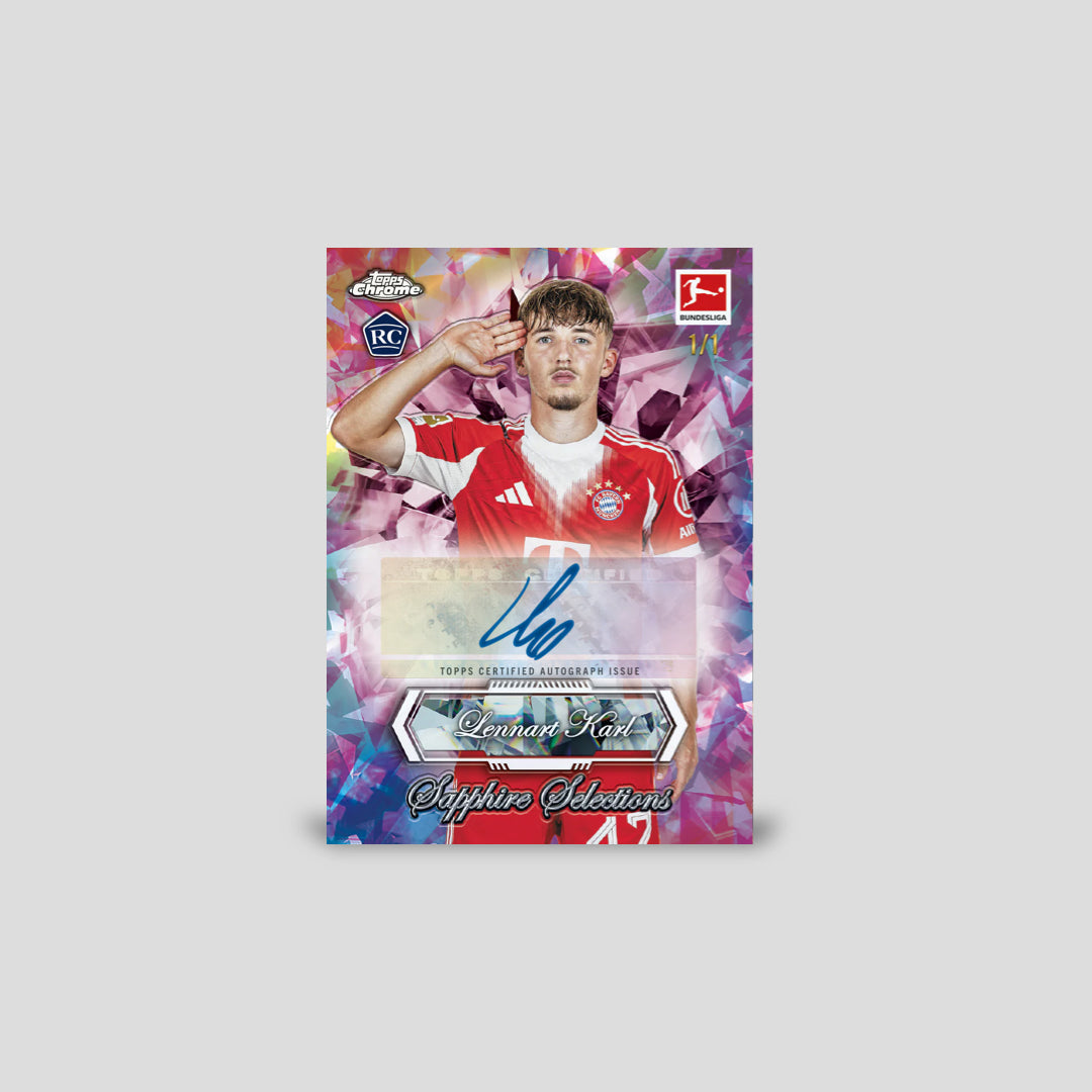 2025-26	Topps Chrome Sapphire Bundesliga Soccer Hobby Box