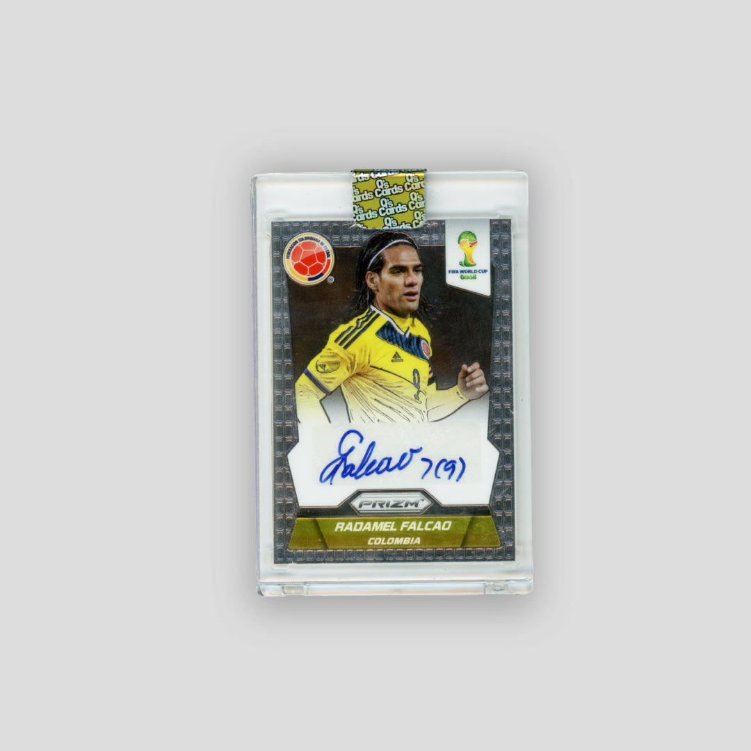 2014 Panini Prizm World Cup Auto Radamel Falcao #S-FA - Q's Cards
