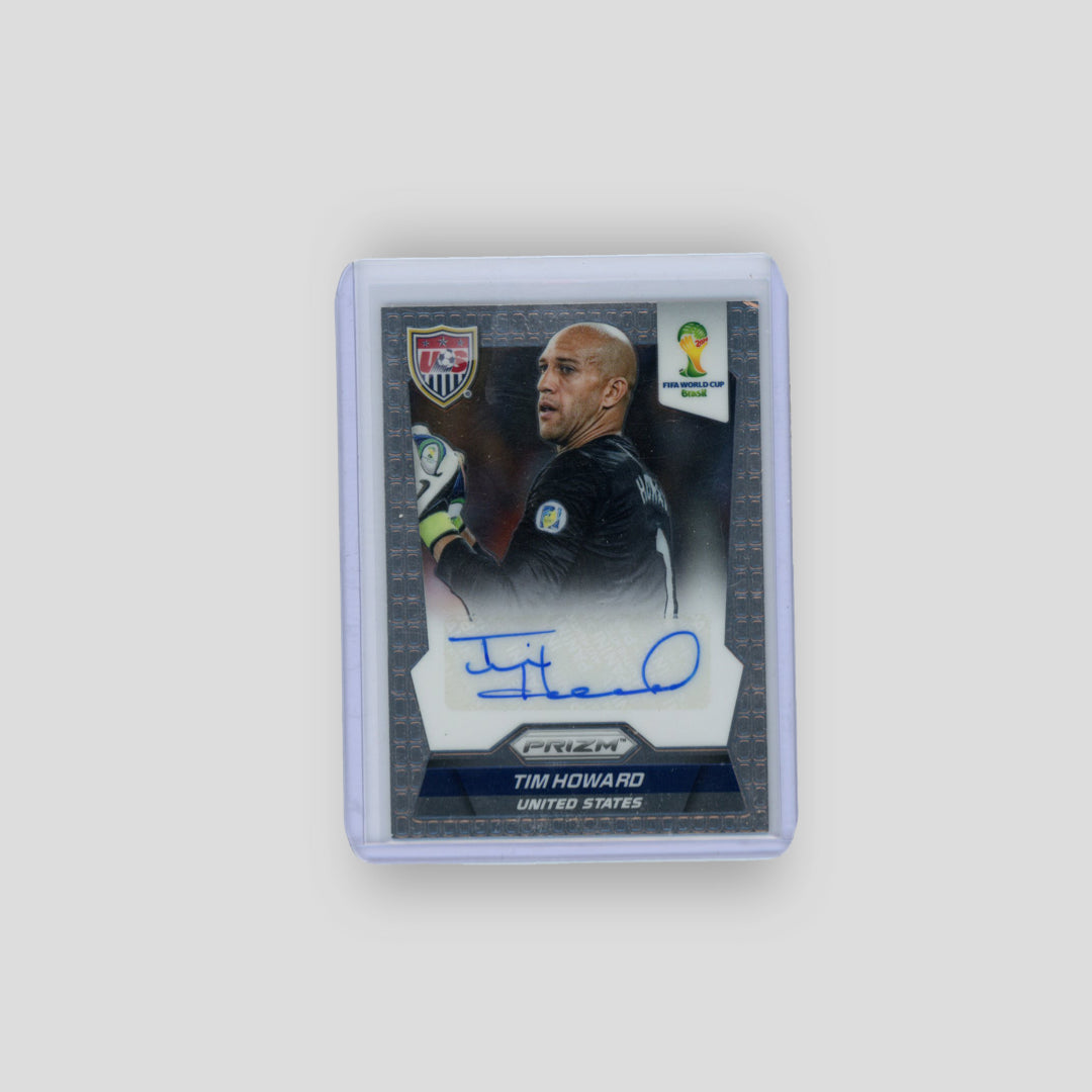 2014 Panini Prizm World Cup Auto Tim Howard #S-TH - Q's Cards