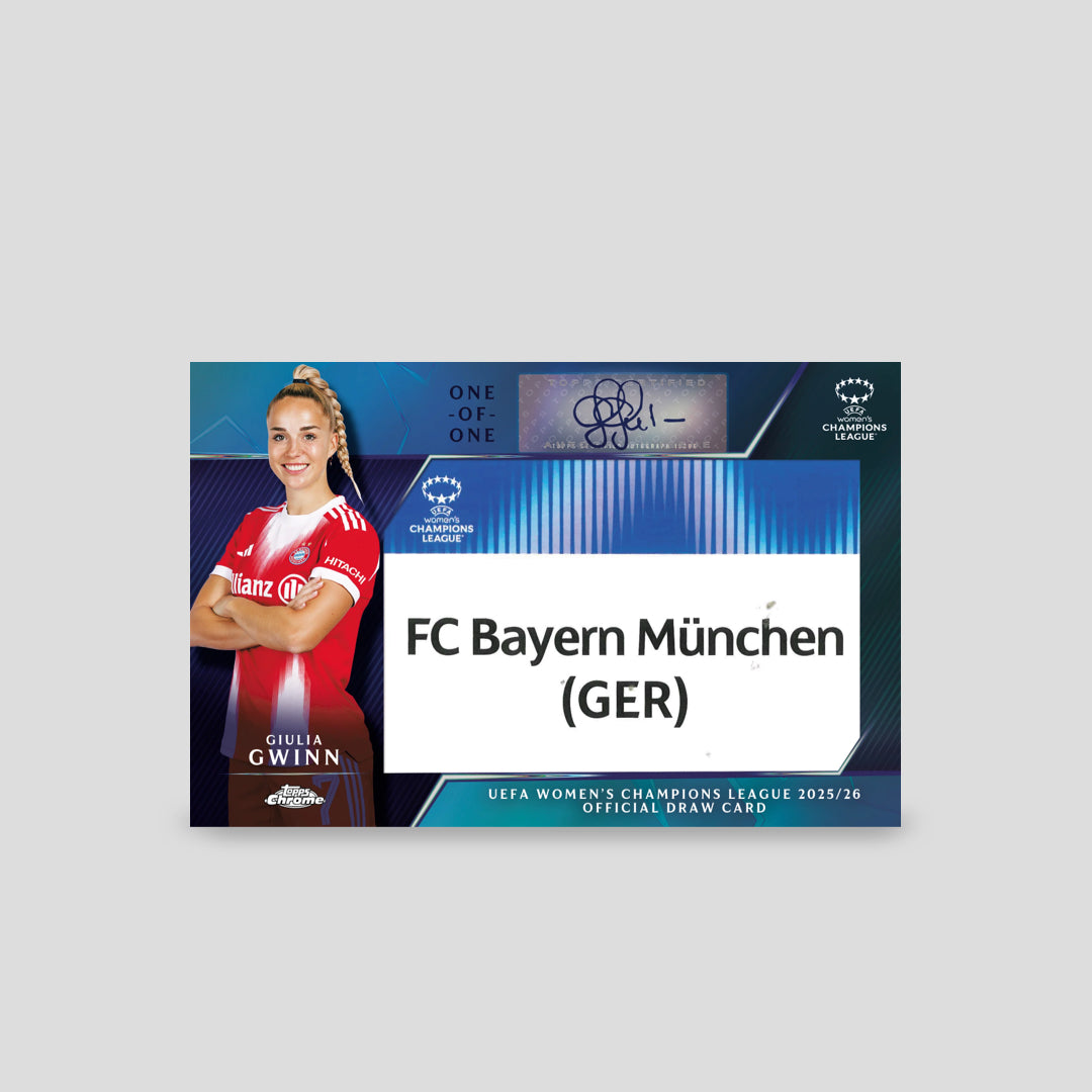 2025-26 Topps Chrome Soccer UEFA Women's Champions League Hobby Box - Q's Cards