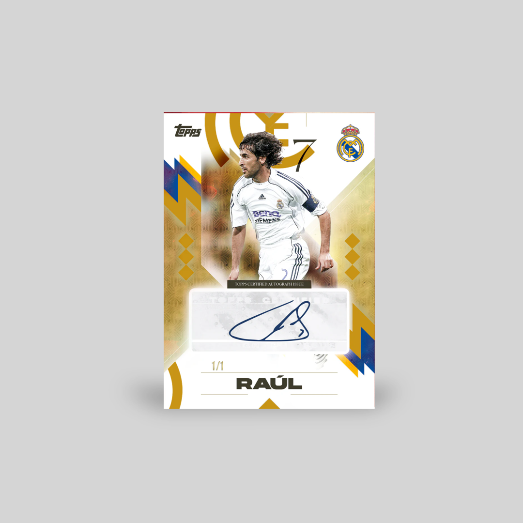 2025-26 Topps Real Madrid Los Blancos Soccer Hobby Box - Q's Cards