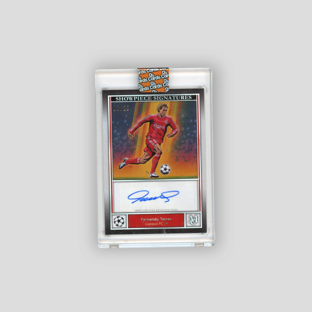 2024-25 Topps Museum Collection Fernando Torres Showpiece Signatures /25 #SS-FT - Q's Cards