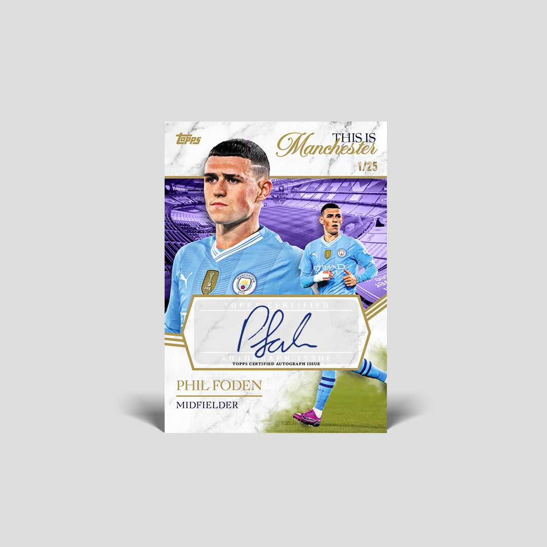 2023-24 Topps Soccer Manchester City Forever Hobby Box