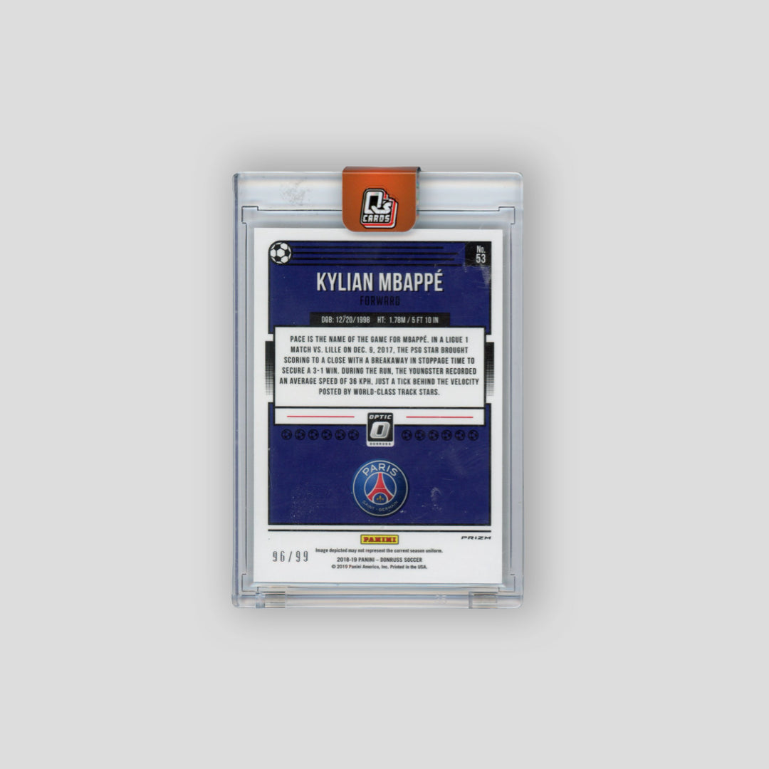 2018-19 Panini Donruss Kylian Mbappe Bronze /99 #53