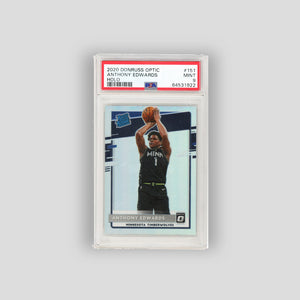 2020-21 Panini Optic Donruss Anthony Edwards Rated Rookie Holo #151 (PSA 9)