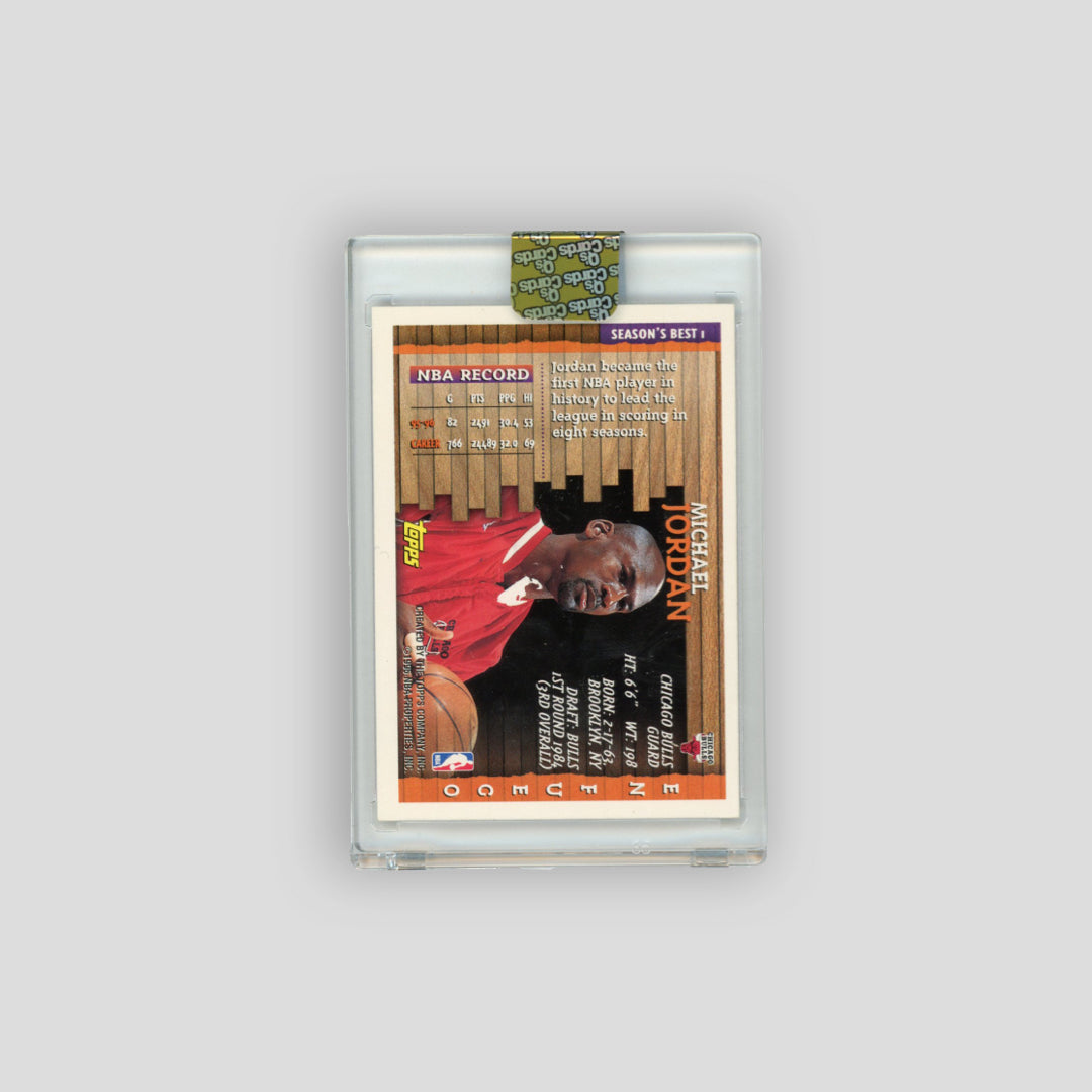 1996-97 Topps En Fuego Michael Jordan #1 - Q's Cards