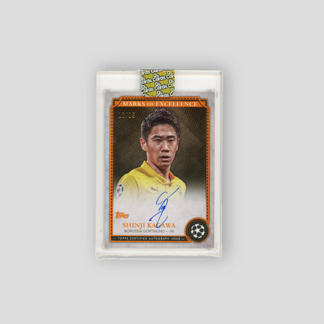2023-24 Topps Marks Of Excellence Shinji Kagawa Gold 40/50 #EX-SK1 - Q's Cards