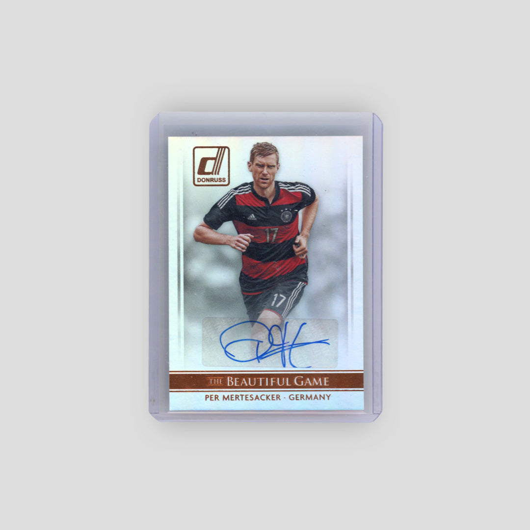 2015 Donruss Per Mertesacker The Buautiful Game Auto #BG-PM - Q's Cards