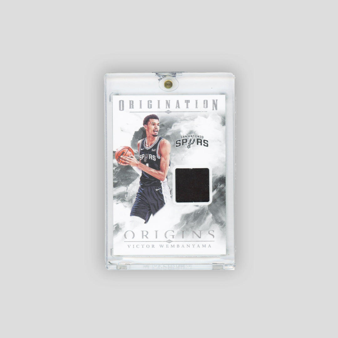 2024-25 Panini Origins Origination Victor Wembanyama Patch #OM-VWE - Q's Cards