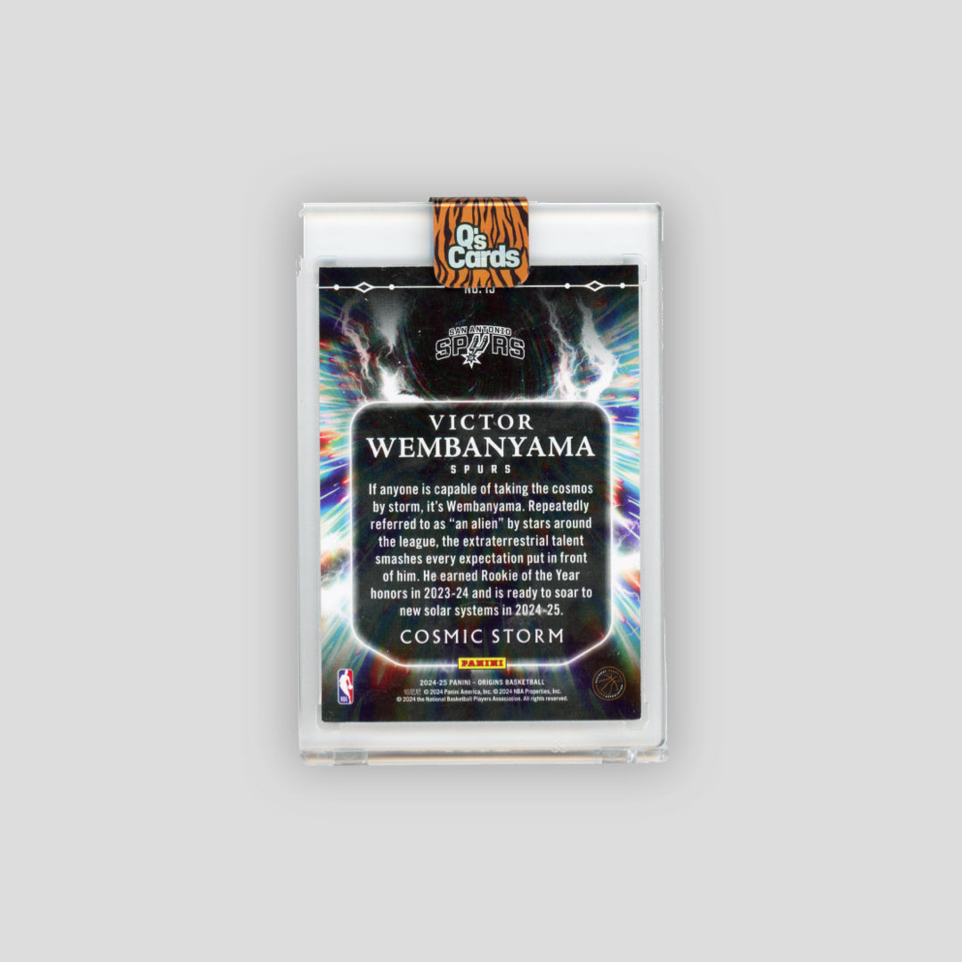 2024-25 Panini Origins Cosmic Storm Victor Wembanyama /25 #15 - Q's Cards