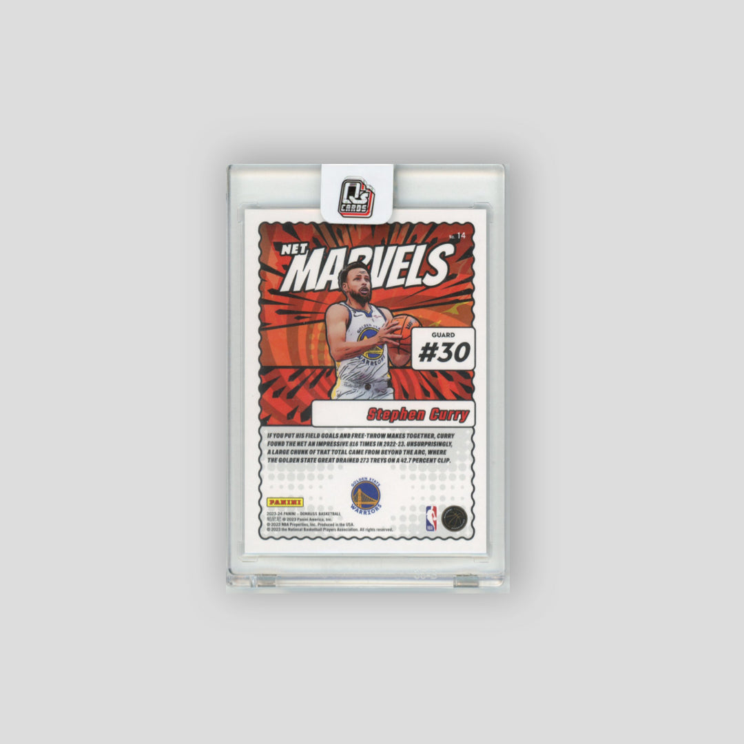 2023-24 Panini Donrus Net Marvels Stephen Curry /99 Silver Lazer #14 - Q's Cards