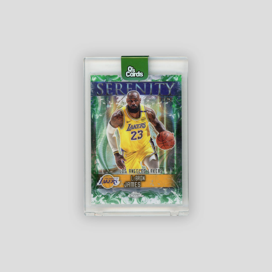2025-26 Topps Chrome Serenity Lebron James /99 Green Refractor #SY-2 - Q's Cards