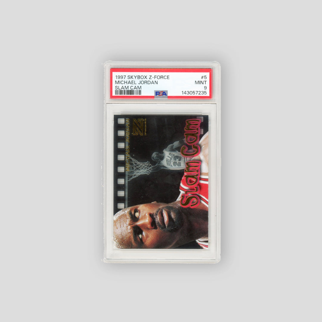 1997-98 Skybox Z-Force Slam Cam Michael Jordan #5 (PSA 9) - Q's Cards