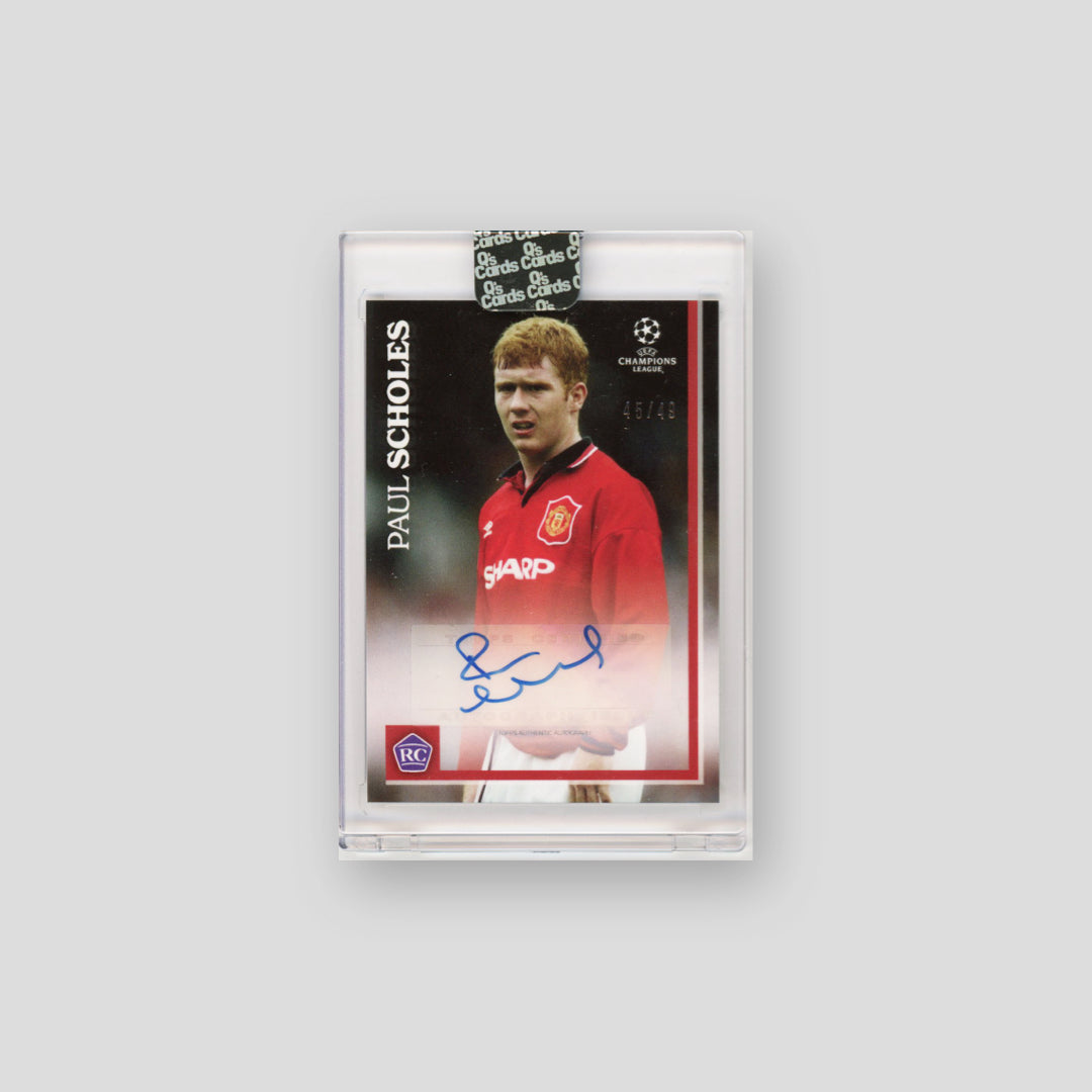 2021 Topps Lost Rookie Paul Scholes Auto /49