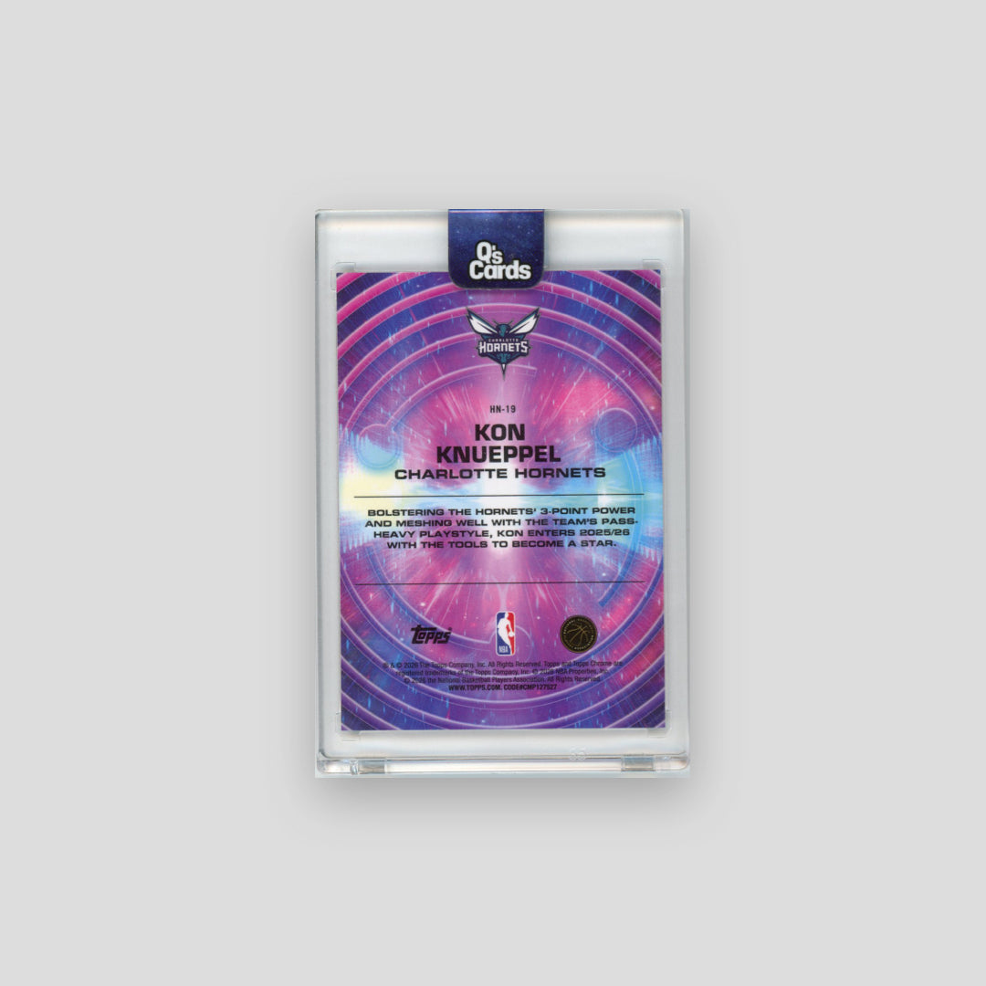 2025-26 Topps Cosmic Chrome Kon Knueppel Hypernova SSP