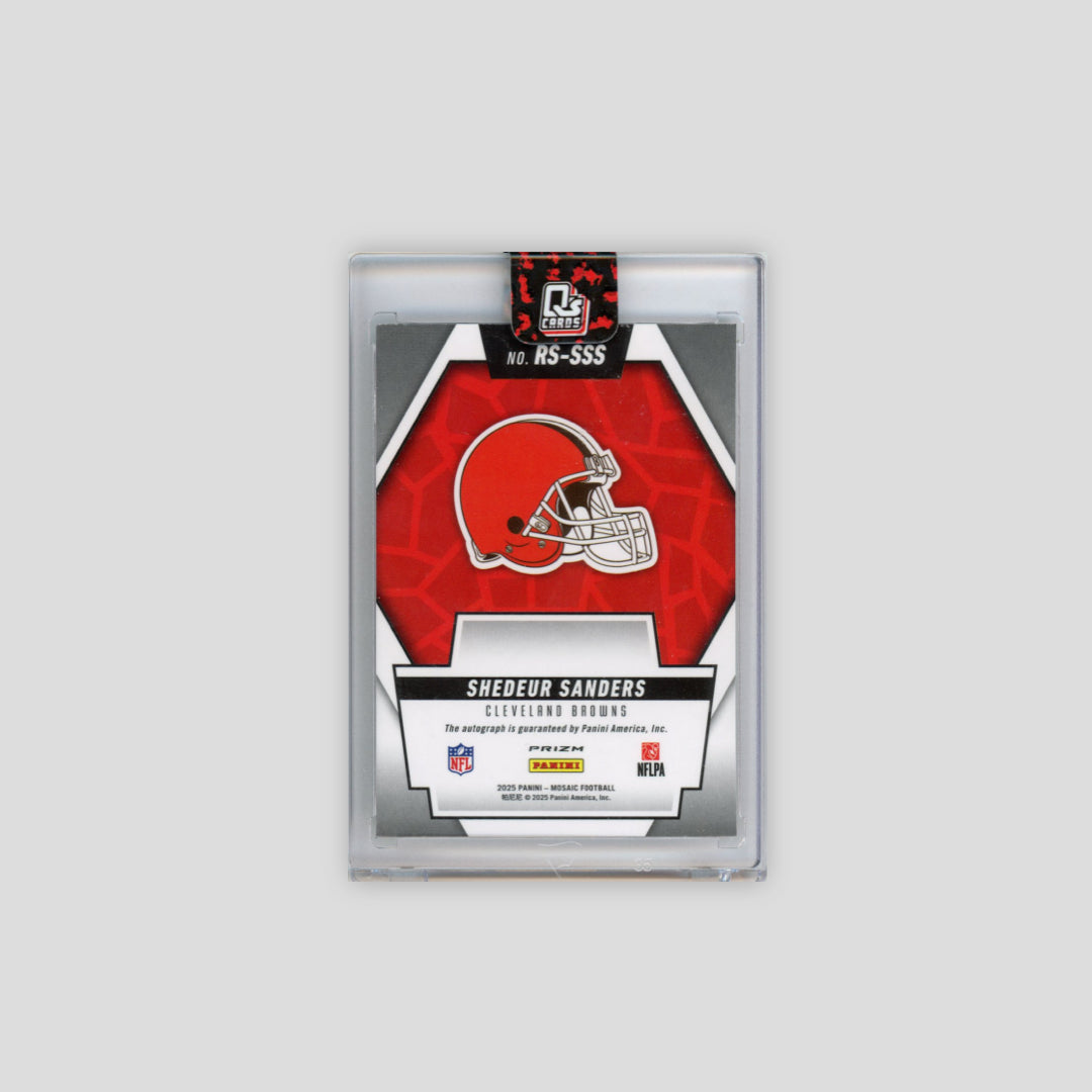 2025 Panini Mosaic Shedeur Sanders Rookie Scripts AU #RS-SSS