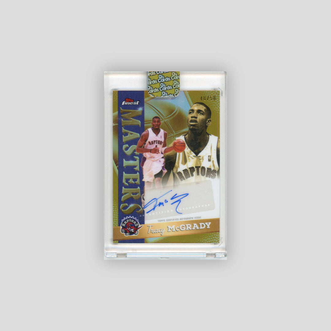 2025-26 Topps Finest Tracy McGrady Gold Masters Auto /50 #MA-TM