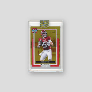 2026 Topps NSCC Collection Ty Simpson Gold Refractor /50 #BUFB-08