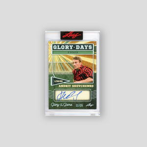 2026 Leaf Andriy Shevchenko Auto Glory Days /25 #GD-AS1