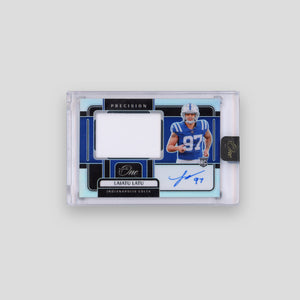 2024 Panini One Laiatu Latu Rookie Auto Relic /99 #327