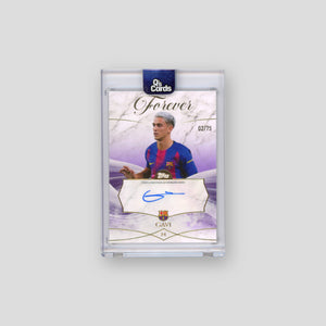 2025-26 Topps Forever FC Barcelona Forever Autographs /75 Purple Gavi #FM-GV