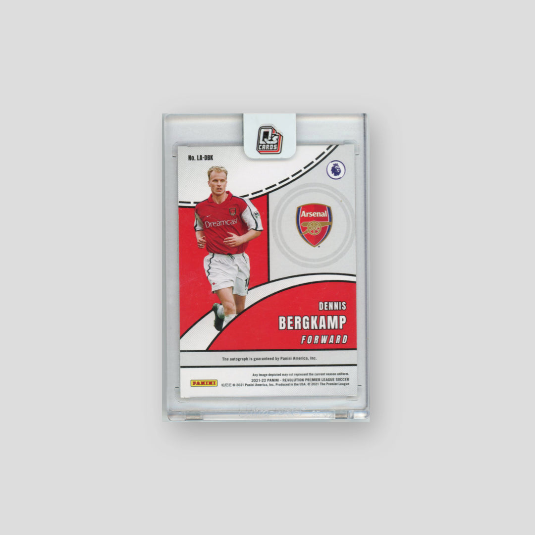 2021-22 Panini Revolution Dennis Bergkamp Legendary Autographs #LA-DBK
