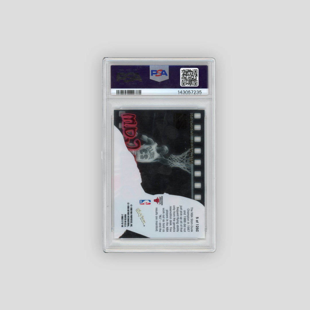1997-98 Skybox Z-Force Slam Cam Michael Jordan #5 (PSA 9) - Q's Cards