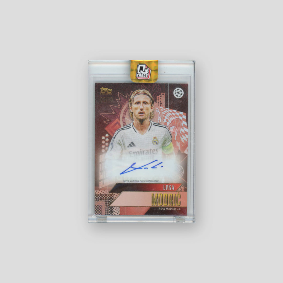 2024-25 Topps Gold UCC Luka Modrić Auto /10