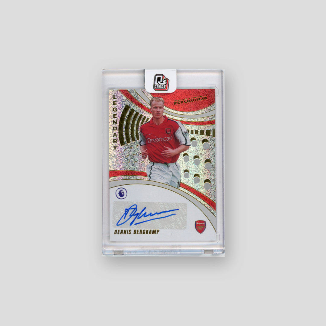 2021-22 Panini Revolution Dennis Bergkamp Legendary Autographs #LA-DBK