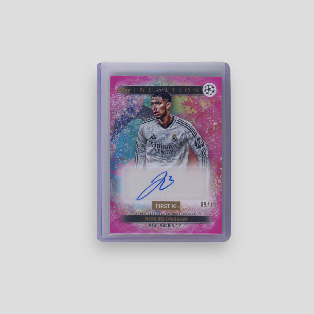 2024-25 Topps Inception First XI Autograph Jude Bellingham /75 #FXIA-JB - Q's Cards