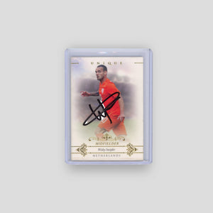 2015 Futera Unique Wesley Sneijder On Card Auto #057