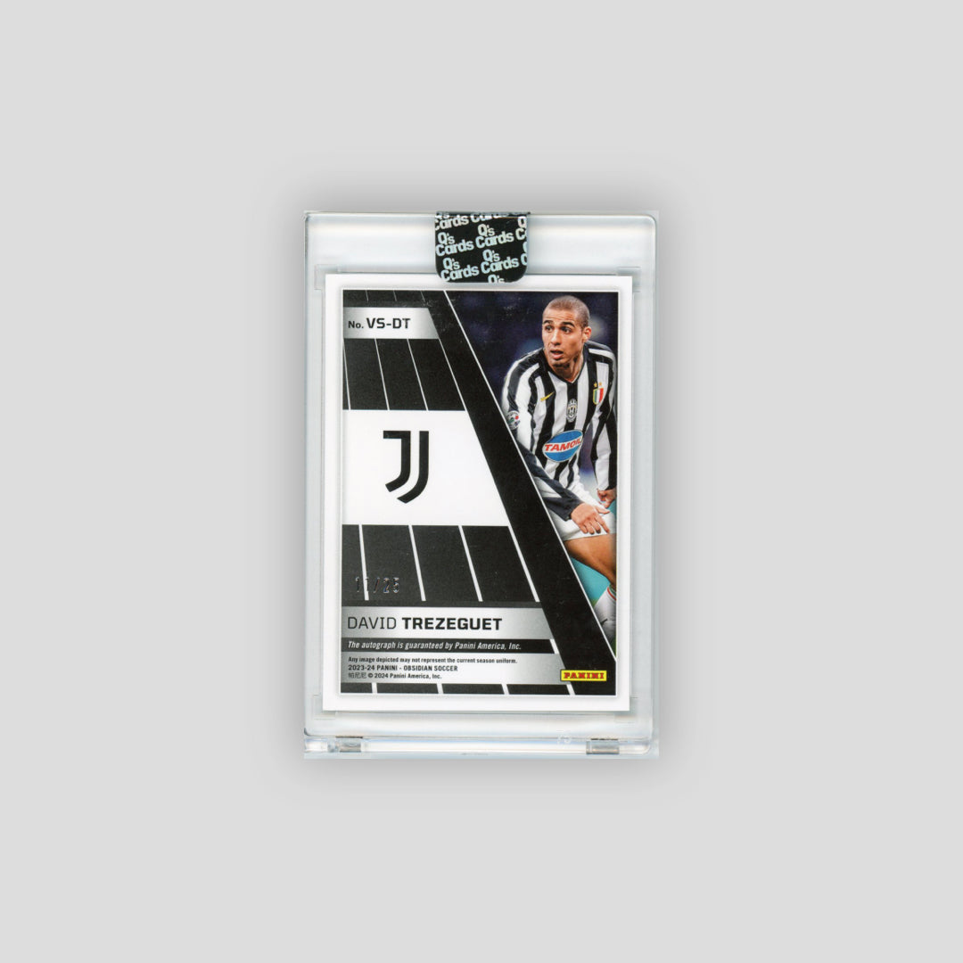 2023-24 Panini Obsidian David Trezeguet Volcanic Signatures Red #VS-DT - Panini