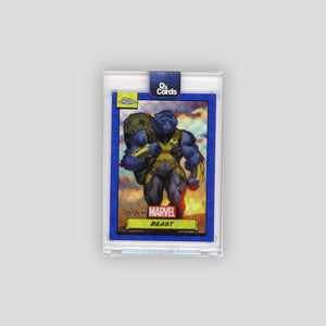 2024 Topps Chrome Marvel Beast Blue Wave /150 #82