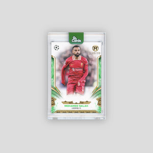 2024-25 Topps Reverence UEFA Club Competitions Mohamed Salah Green #/99 #21