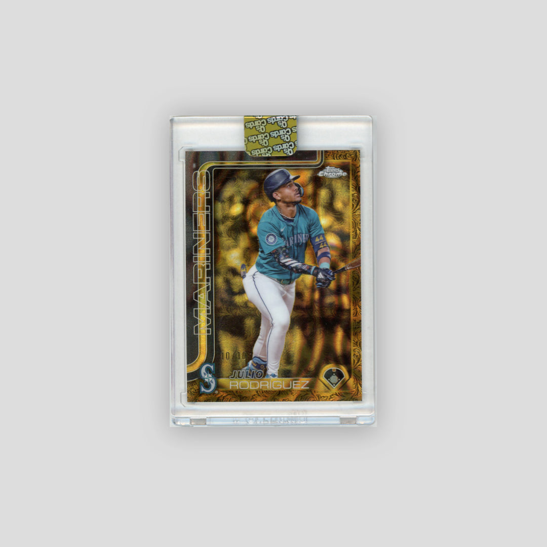 2025 Topps Guilded Chrome Julio Rodriguez Gold Lava /10 #145 - Topps