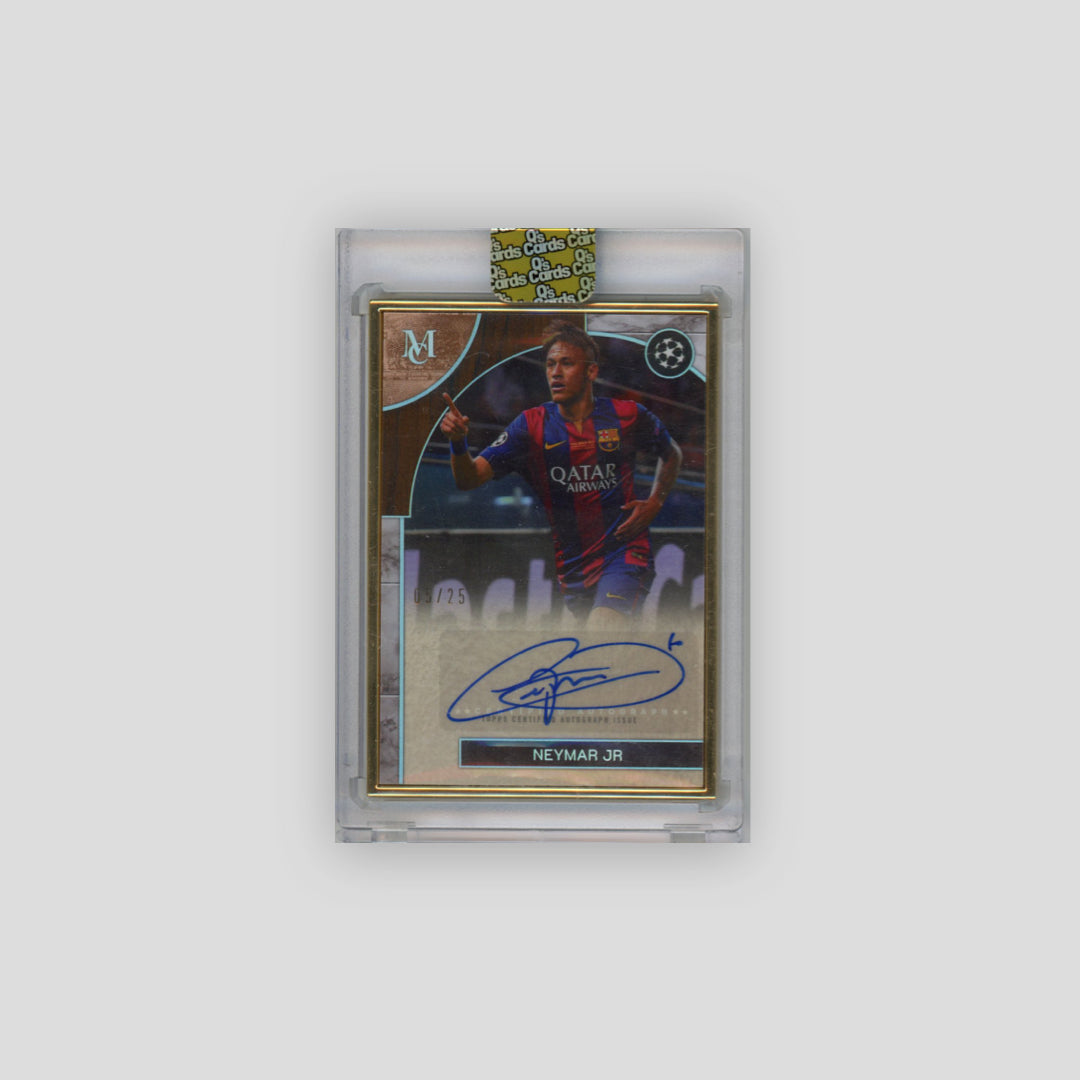 2025-26 Topps Museum UCC Neymar JR Goldframe Auto /25 #FA-NE - Topps