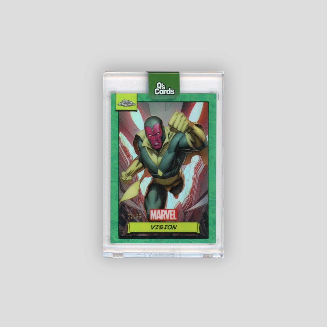 2024 Topps Chrome Marvel Vision Green /99 #57 - Topps