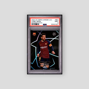 2023-24 Topps Chrome Lionel Messi Shadow Etch #BE4 PSA 9