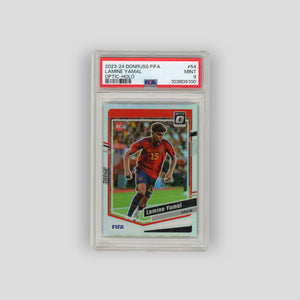 2023-24 Panini Optic Donruss Holo Lamine Yamal #54 (PSA 9)