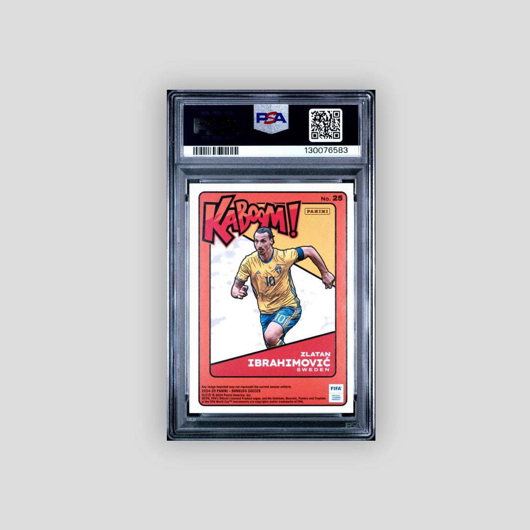 2024-25 Panini Donruss Fifa Kaboom! Zlatan Ibrahimovic #25 PSA 9 - Panini