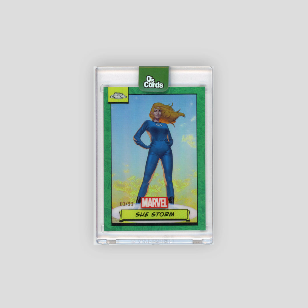 2024 Topps Chrome Marvel Sue Storm Green /99 #78 - Topps