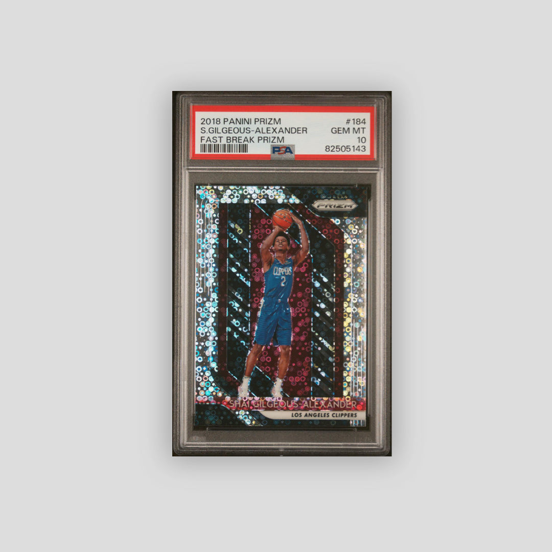 2018 Panini Prizm S.Gilgeous-Alexander Fast Break Prizm #184 PSA 10 - CDP